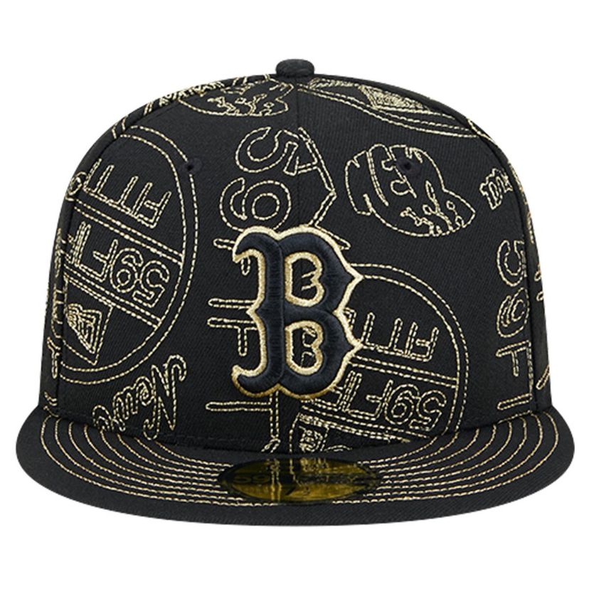 Boston Red Sox MLB Boston Sox 59FIFTY Day Allover Fitted Hat