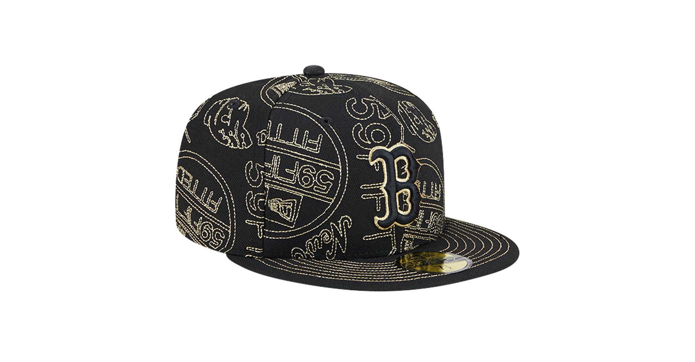 Boston Red Sox MLB Boston Sox 59FIFTY Day Allover Fitted Hat