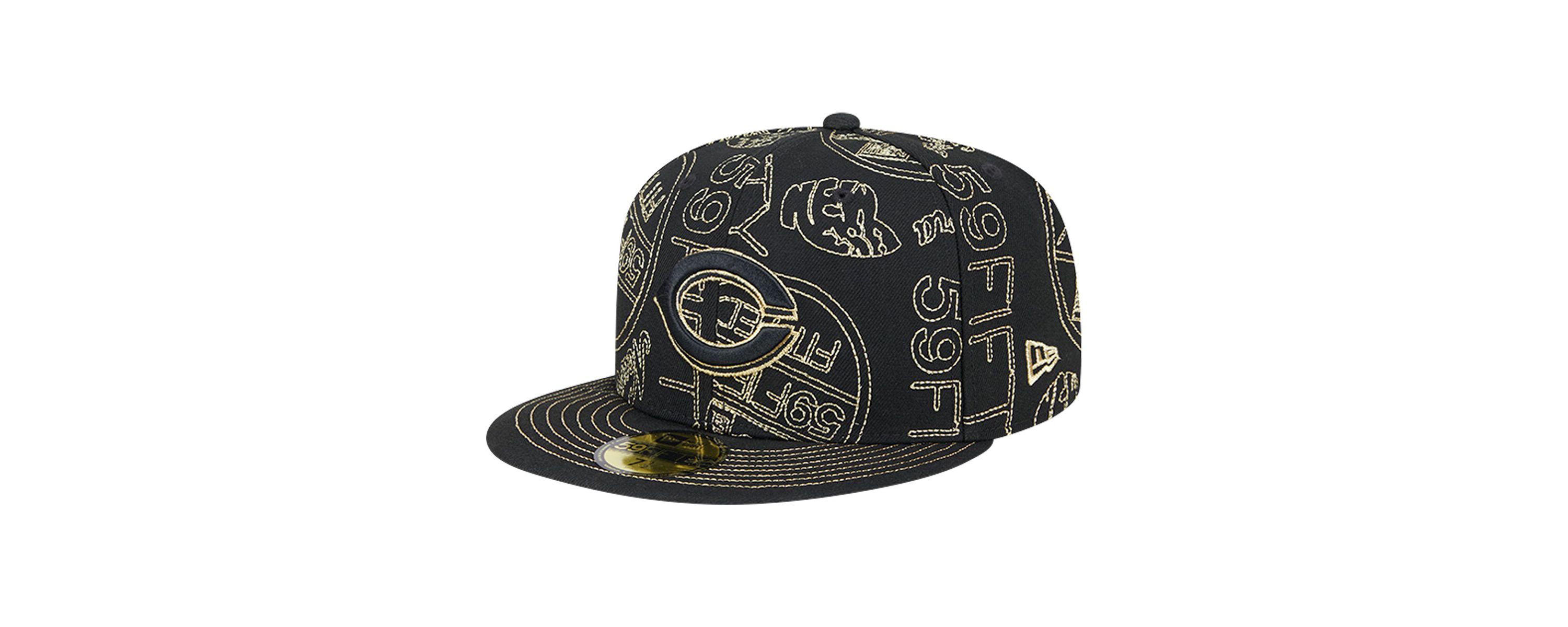MLB Cincinnati Reds 59FIFTY Day Allover Fitted Hat
