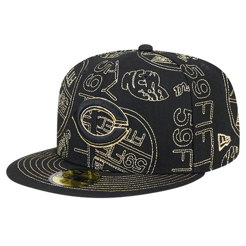 MLB Cincinnati Reds 59FIFTY Day Allover Fitted Hat