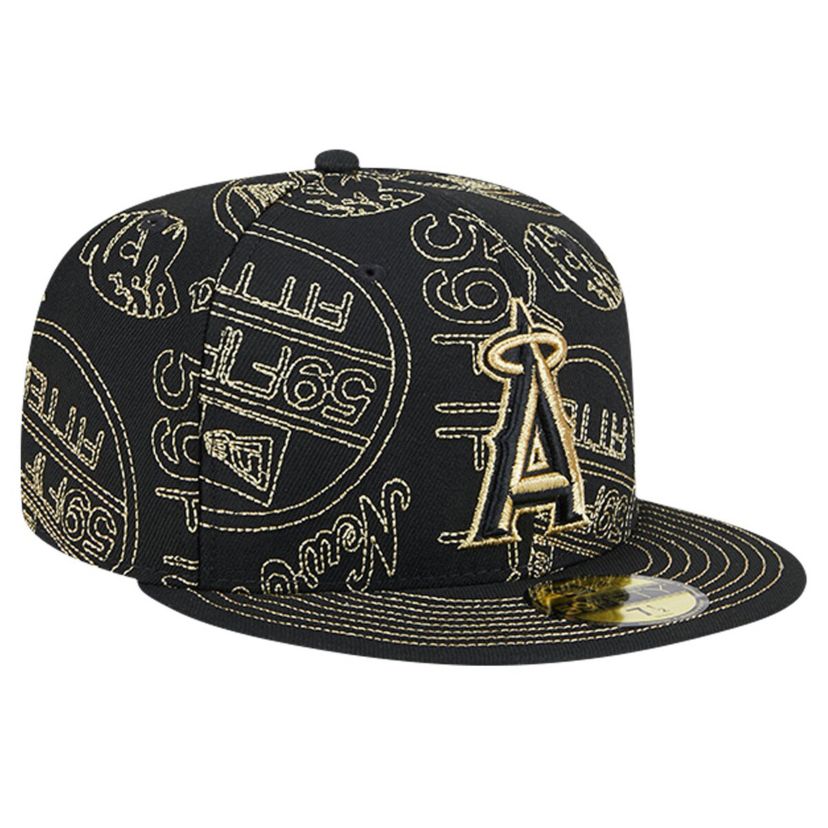 MLB Los Angeles Angels 59FIFTY Day Allover Fitted Hat