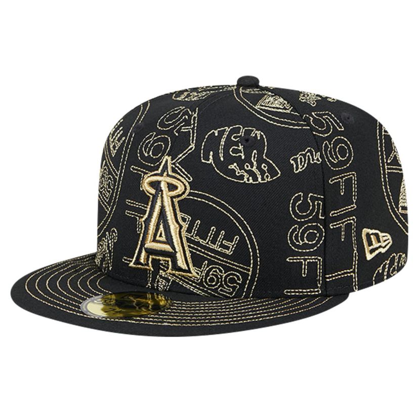 MLB Los Angeles Angels 59FIFTY Day Allover Fitted Hat