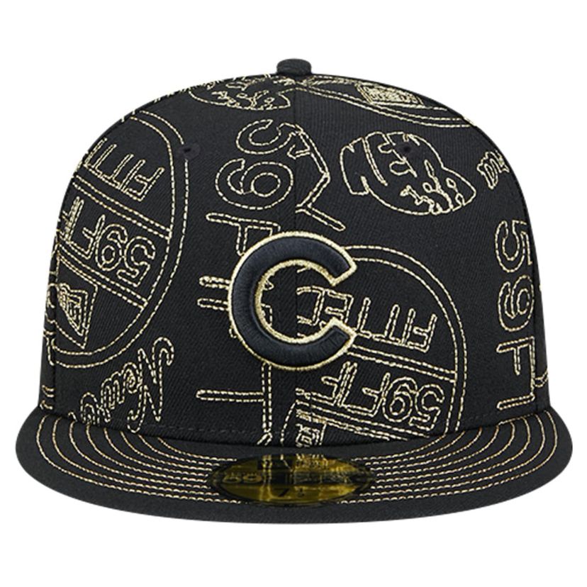 MLB Chicago Cubs 59FIFTY Day Allover Fitted Hat