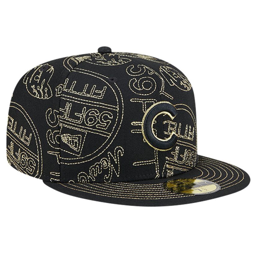 MLB Chicago Cubs 59FIFTY Day Allover Fitted Hat