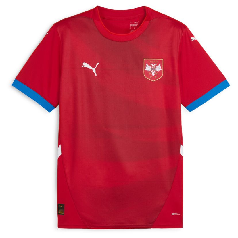 Soccer National Teams Serbia National Team 2024 Home Replica Jersey
