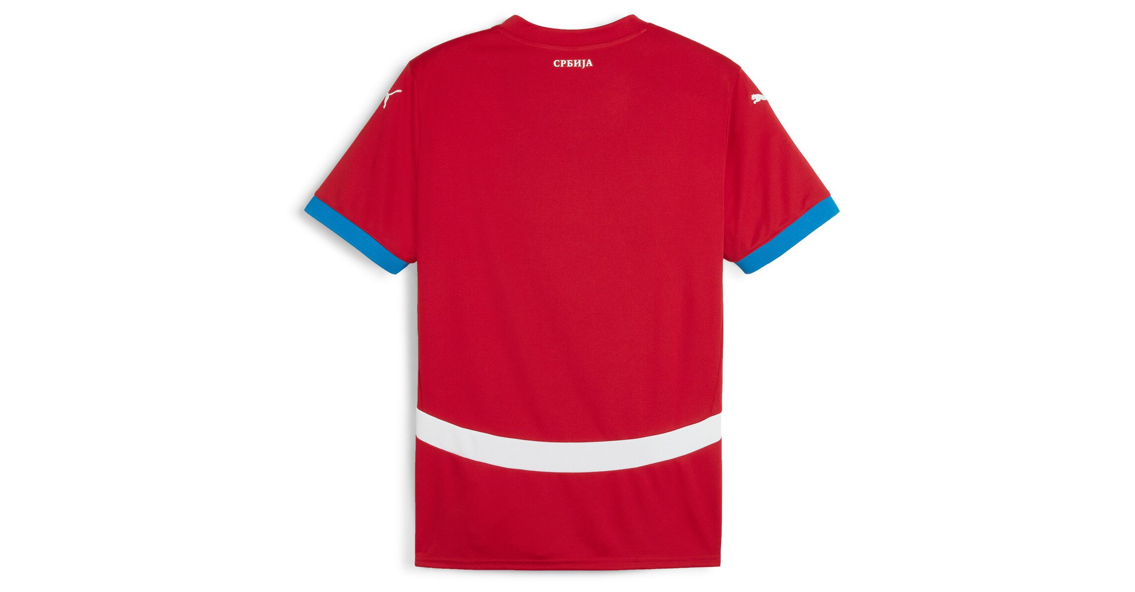 Soccer National Teams Serbia National Team 2024 Home Replica Jersey