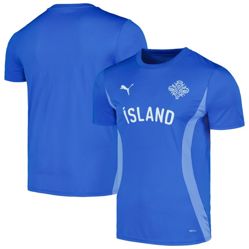Soccer National Teams Iceland National Team 2024 Pre-Match Jersey