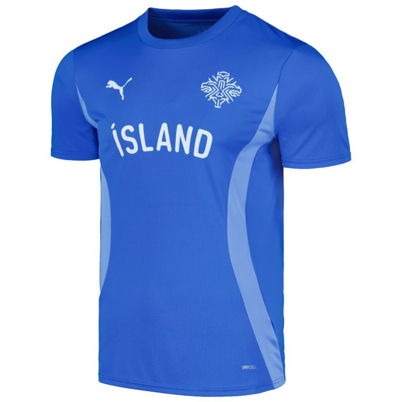 Soccer National Teams Iceland National Team 2024 Pre-Match Jersey
