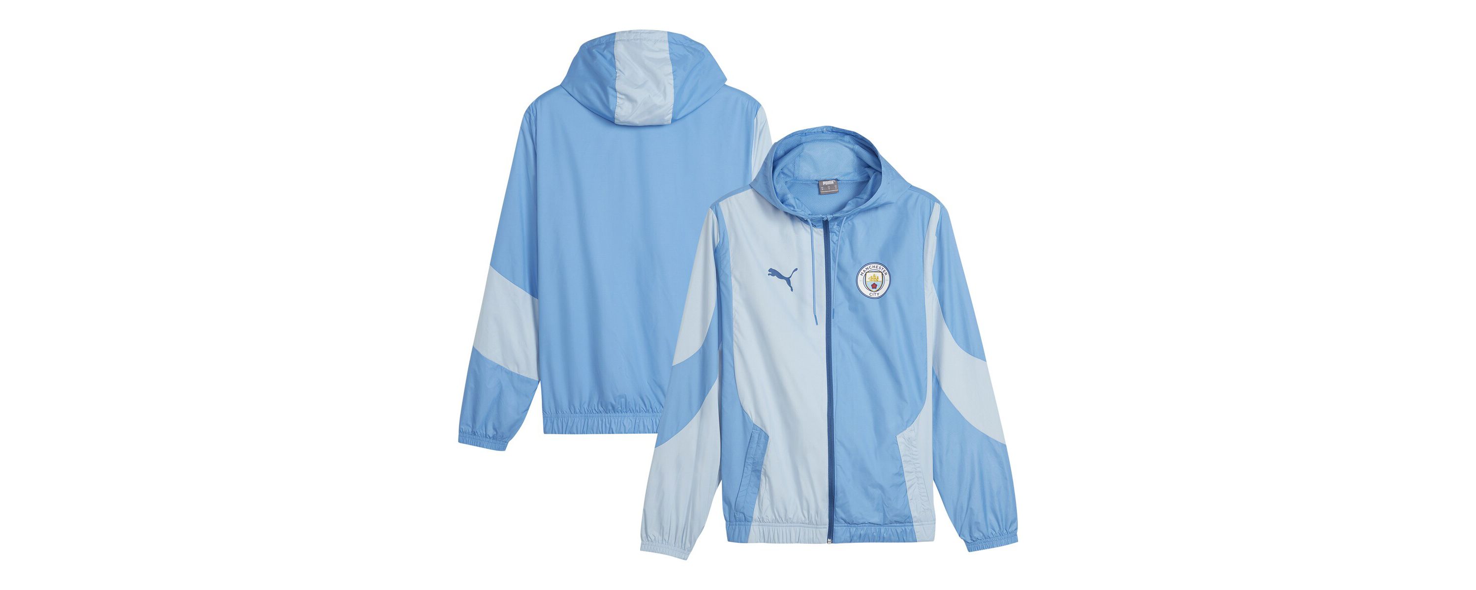 Premier League Manchester City 2023/24 Pre-Match Full-Zip Hoodie Jacket