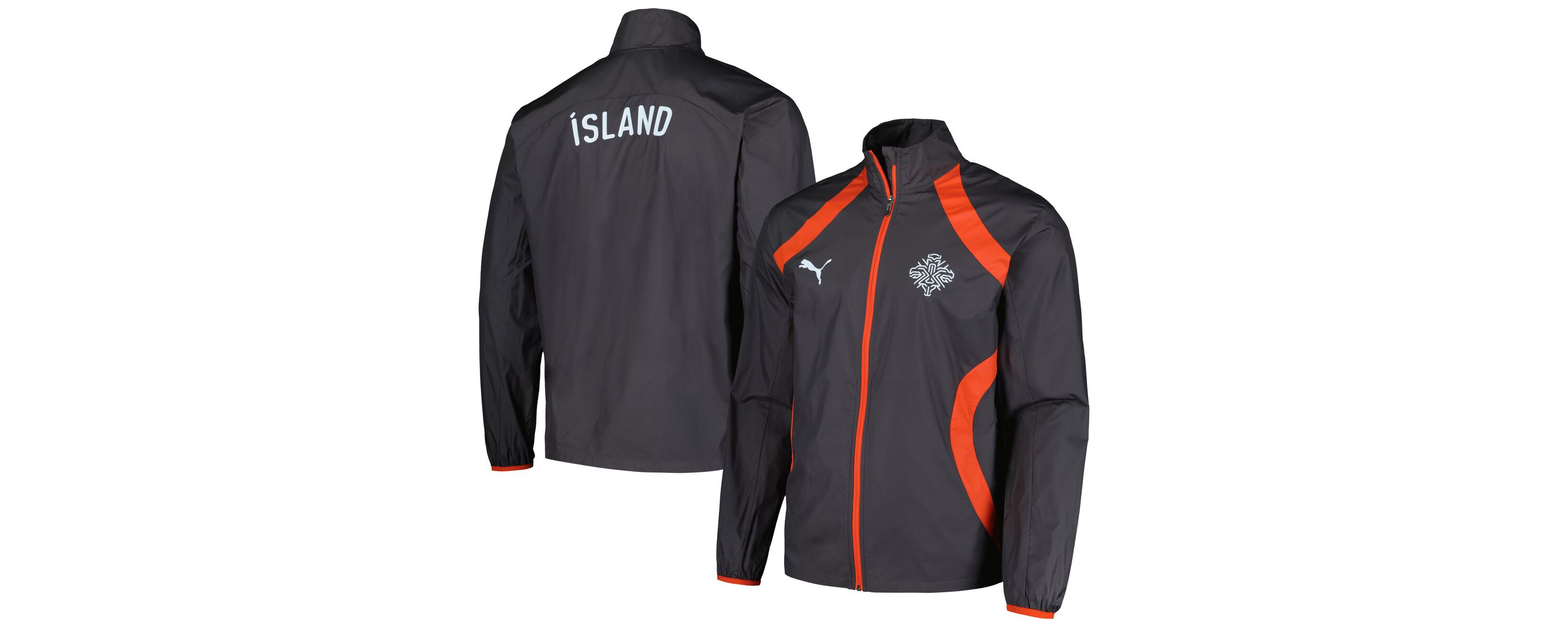 Soccer National Teams Iceland National Team 2024 Pre-Match Full-Zip Hoodie Jacket