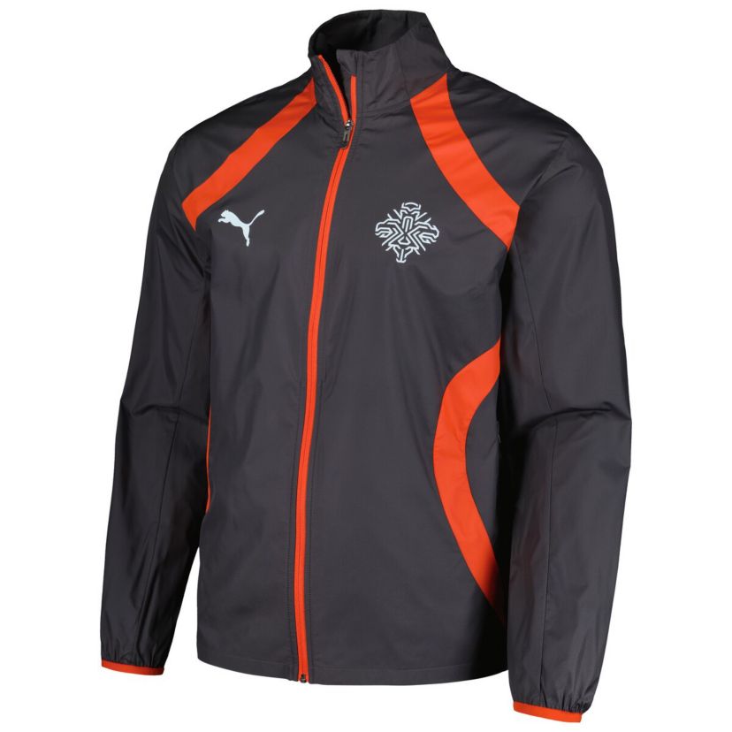Soccer National Teams Iceland National Team 2024 Pre-Match Full-Zip Hoodie Jacket