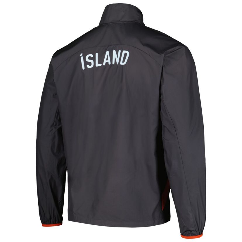 Soccer National Teams Iceland National Team 2024 Pre-Match Full-Zip Hoodie Jacket