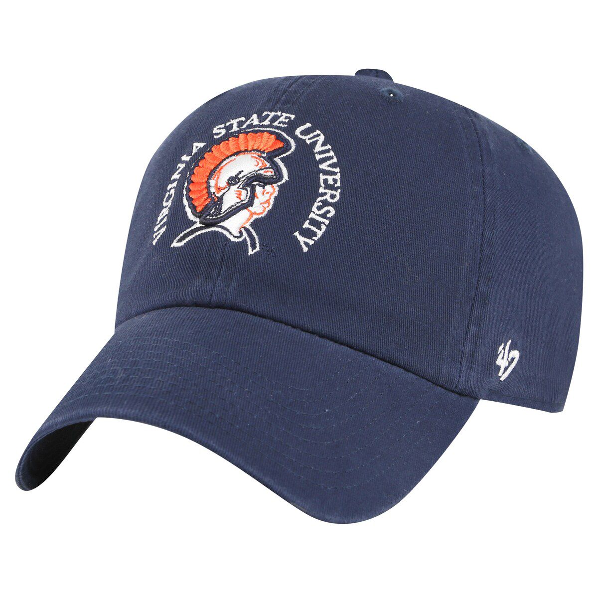 NCAA Virginia State Trojans Side & Back Clean Up Adjustable Hat