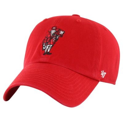 '47 Men's Nebraska Cornhuskers NCAA Nebraska Huskers Vault Clean Up Adjustable Hat