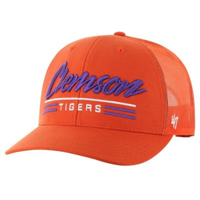 '47 Men's NCAA Clemson Tigers Garner Trucker Adjustable Hat, Orange