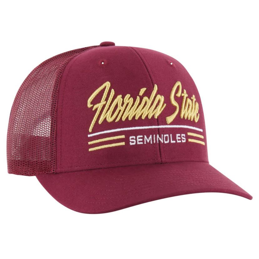 NCAA Florida State Seminoles Garner Trucker Adjustable Hat