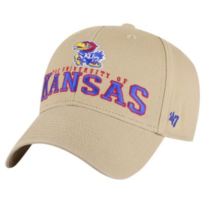 '47 Men's NCAA Kansas Jayhawks Powell MVP Adjustable Hat