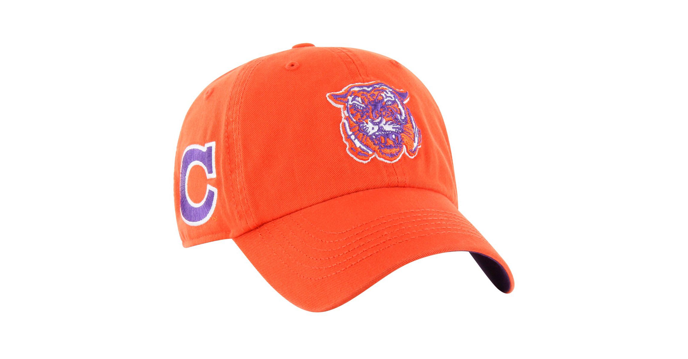 NCAA Clemson Tigers Vintage Sure Shot Franchise Fitted Hat