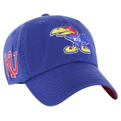 '47 Men's NCAA Kansas Jayhawks Vintage Sure Shot Franchise Fitted Hat