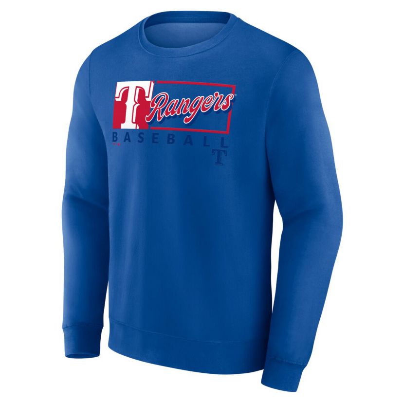 MLB Texas Rangers Big & Tall Pullover Sweatshirt