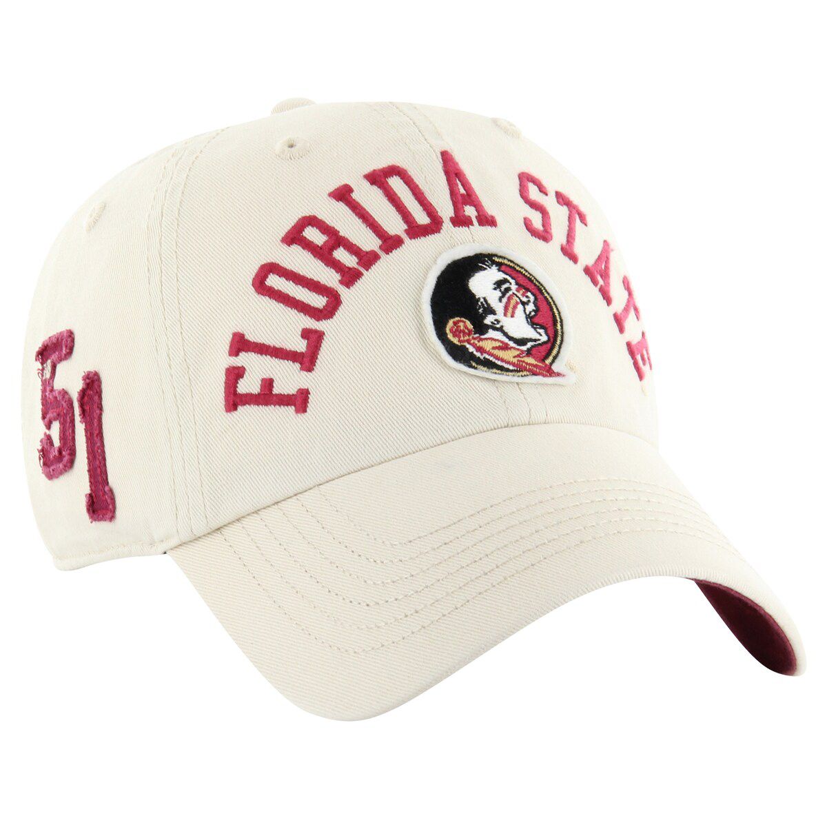 NCAA Florida State Seminoles Clubhouse Faber Clean Up Adjustable Hat