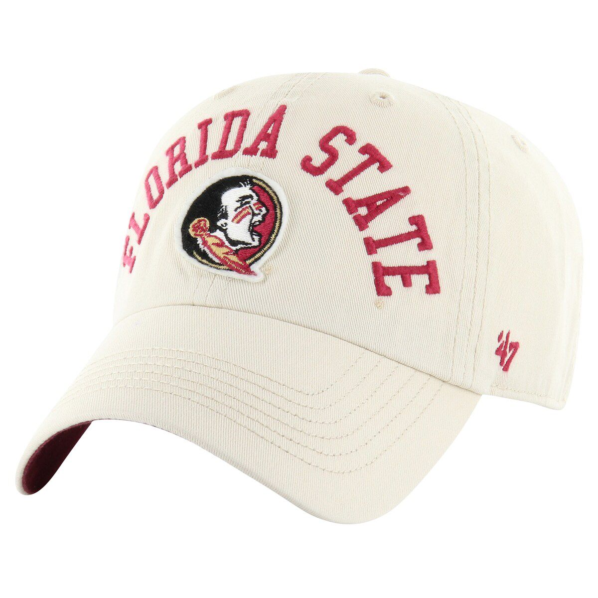 NCAA Florida State Seminoles Clubhouse Faber Clean Up Adjustable Hat