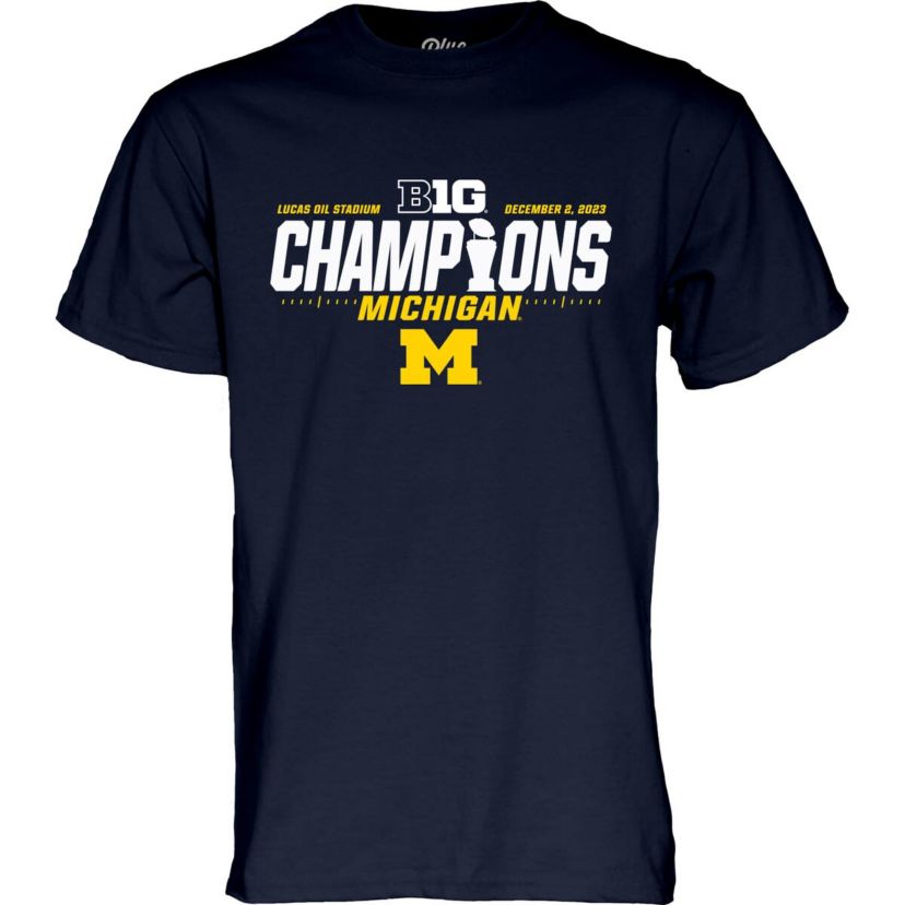 NCAA Michigan Wolverines 2023 Big Ten Football Conference s Locker Room T-Shirt
