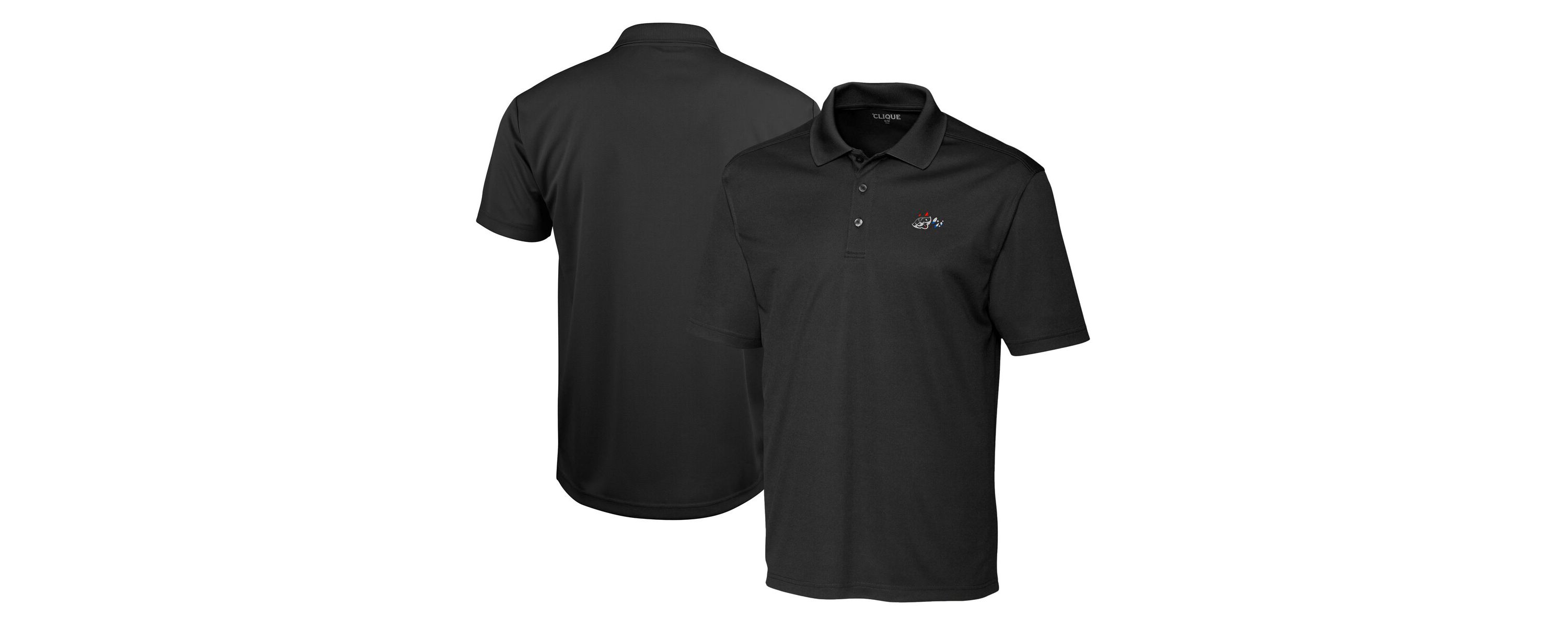 MiLB Rocket City Trash Pandas Clique Spin Eco Performance Pique Polo