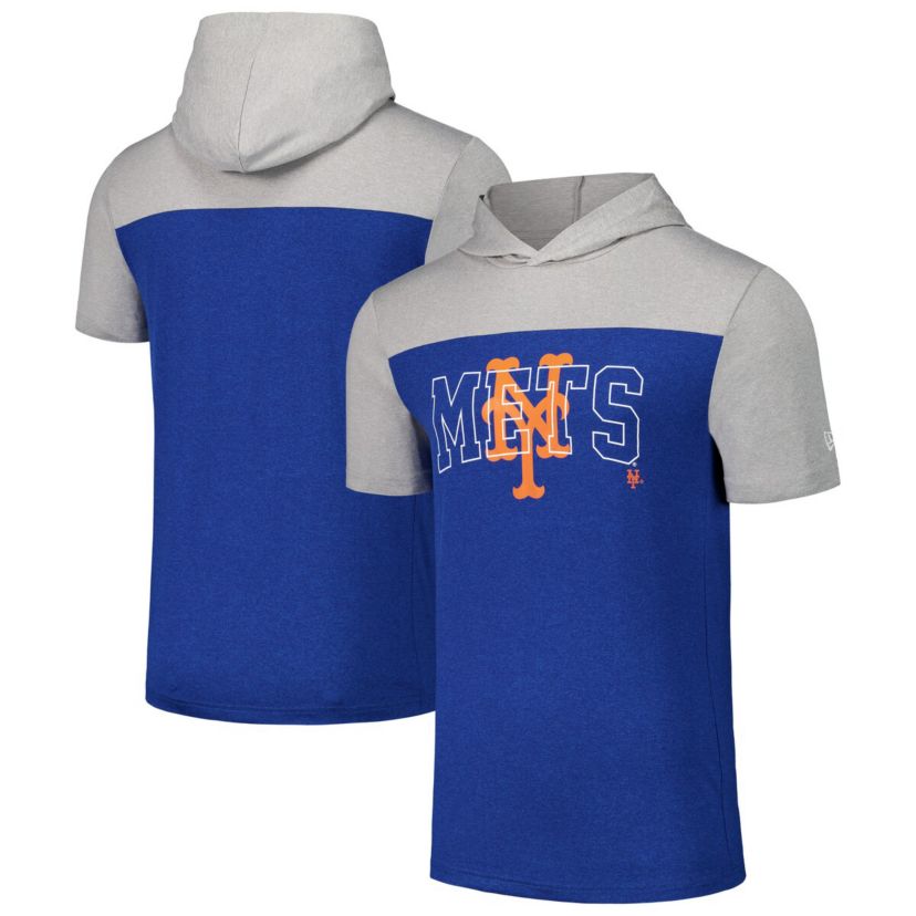 MLB New York Mets Active Brushed Hoodie T-Shirt