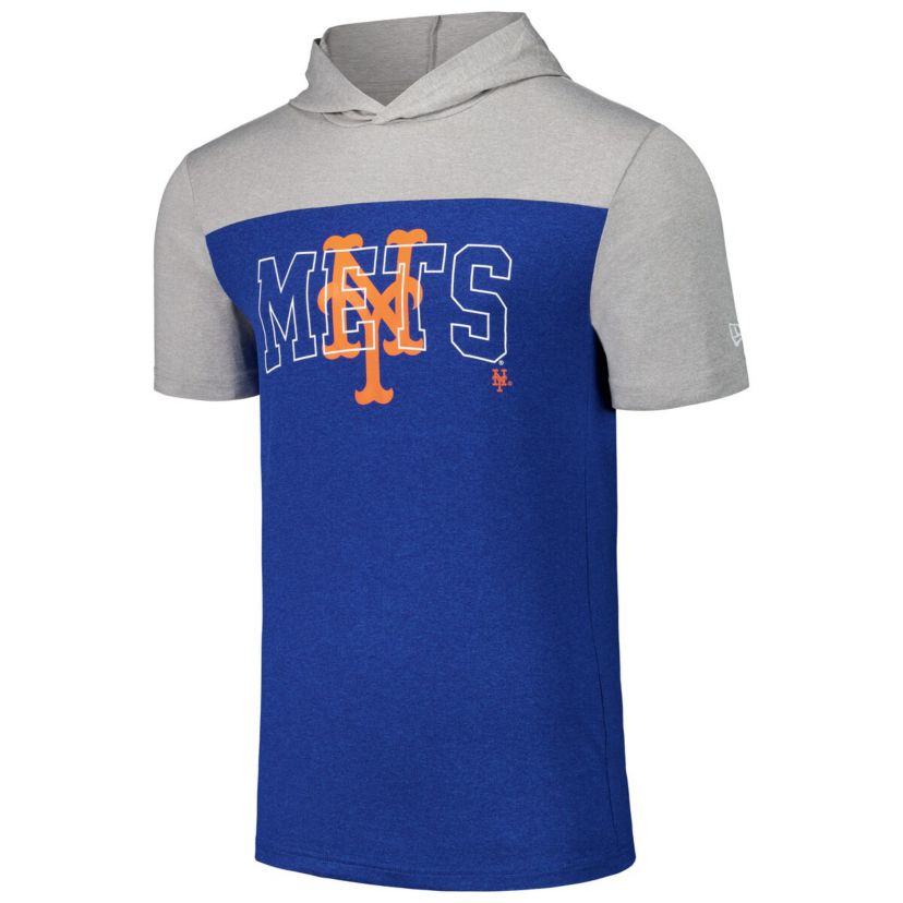 MLB New York Mets Active Brushed Hoodie T-Shirt