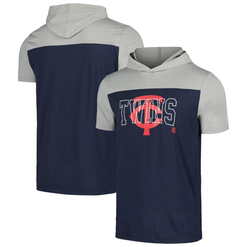 MLB Minnesota Twins Active Brushed Hoodie T-Shirt