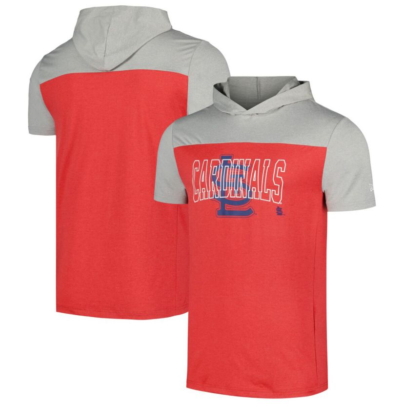 MLB St. Louis Cardinals Active Brushed Hoodie T-Shirt