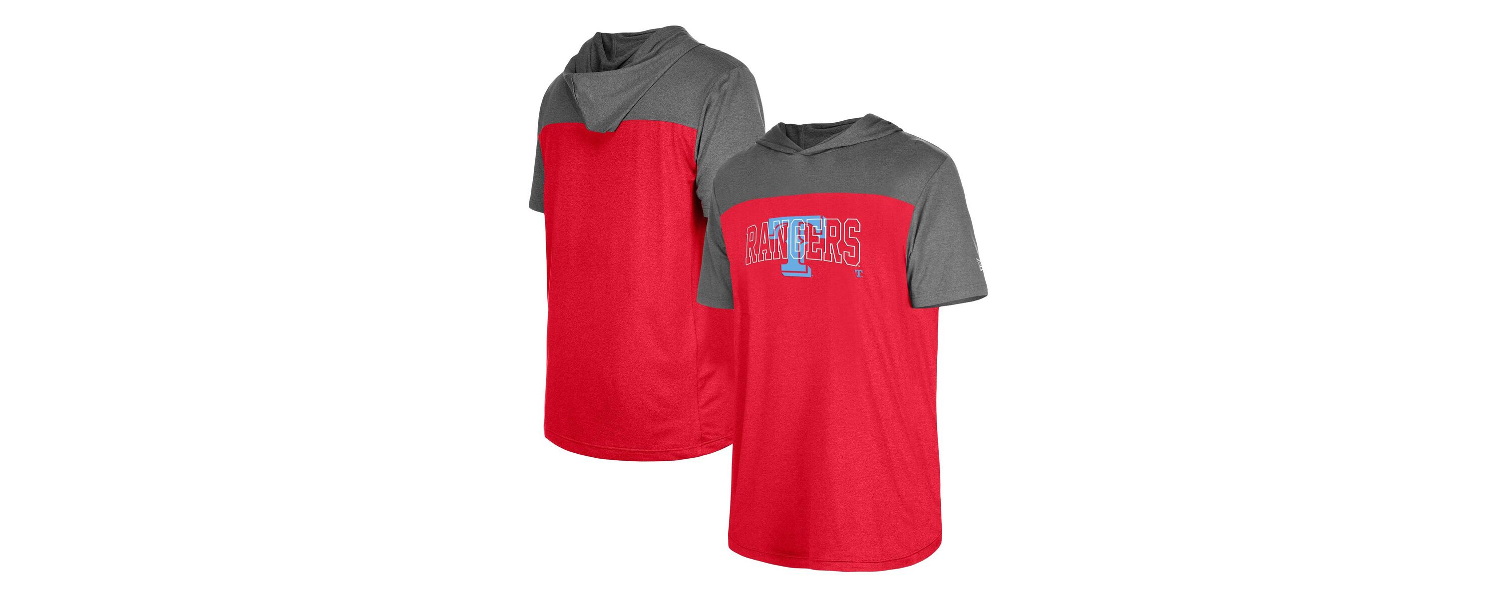 MLB Texas Rangers Active Brushed Hoodie T-Shirt