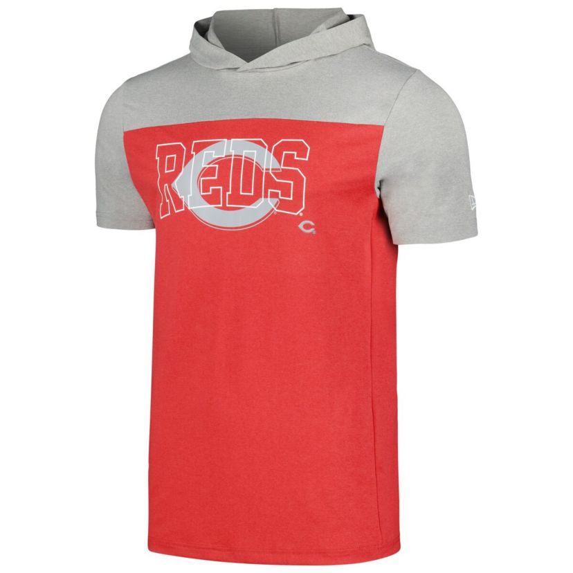 MLB Cincinnati Reds Active Brushed Hoodie T-Shirt