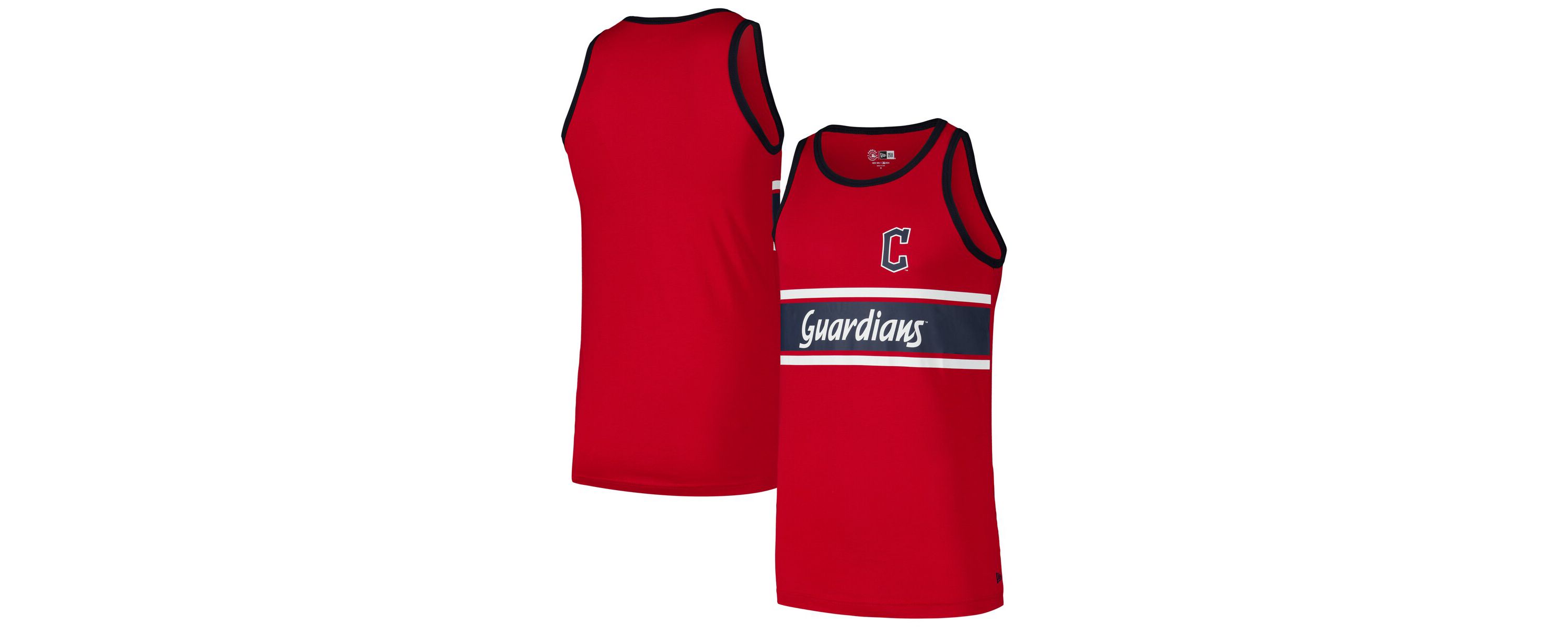 MLB Cleveland Guardians Jersey Ringer Tank Top