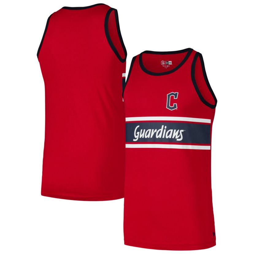 MLB Cleveland Guardians Jersey Ringer Tank Top