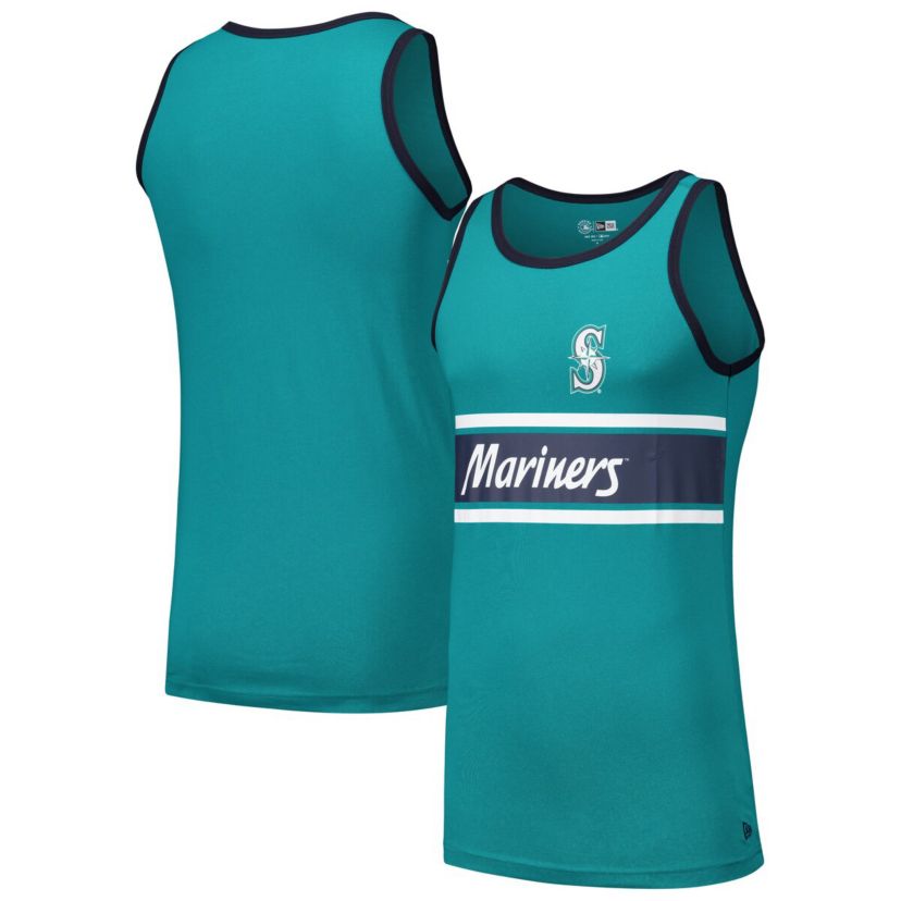 MLB Seattle Mariners Jersey Ringer Tank Top
