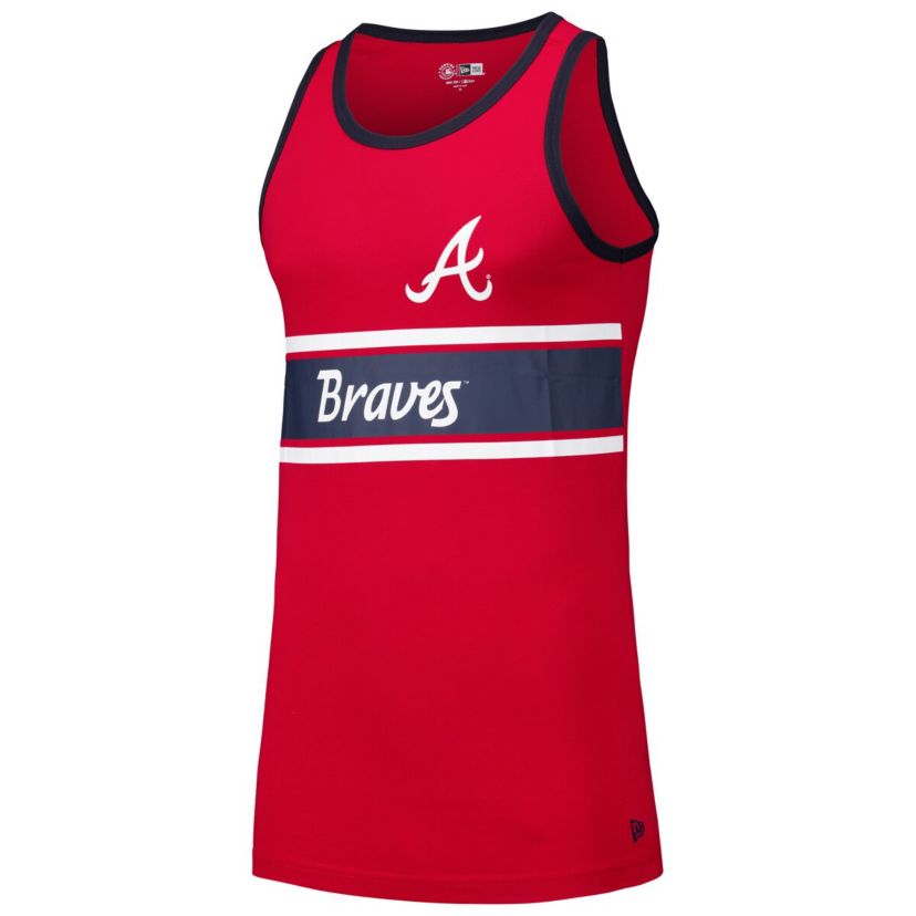 MLB Atlanta Braves Jersey Ringer Tank Top