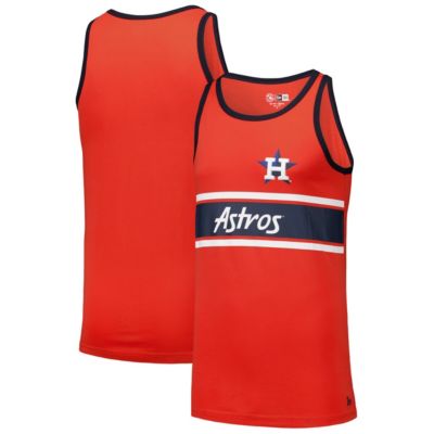 New Era Men's MLB Houston Astros Jersey Ringer Tank Top
