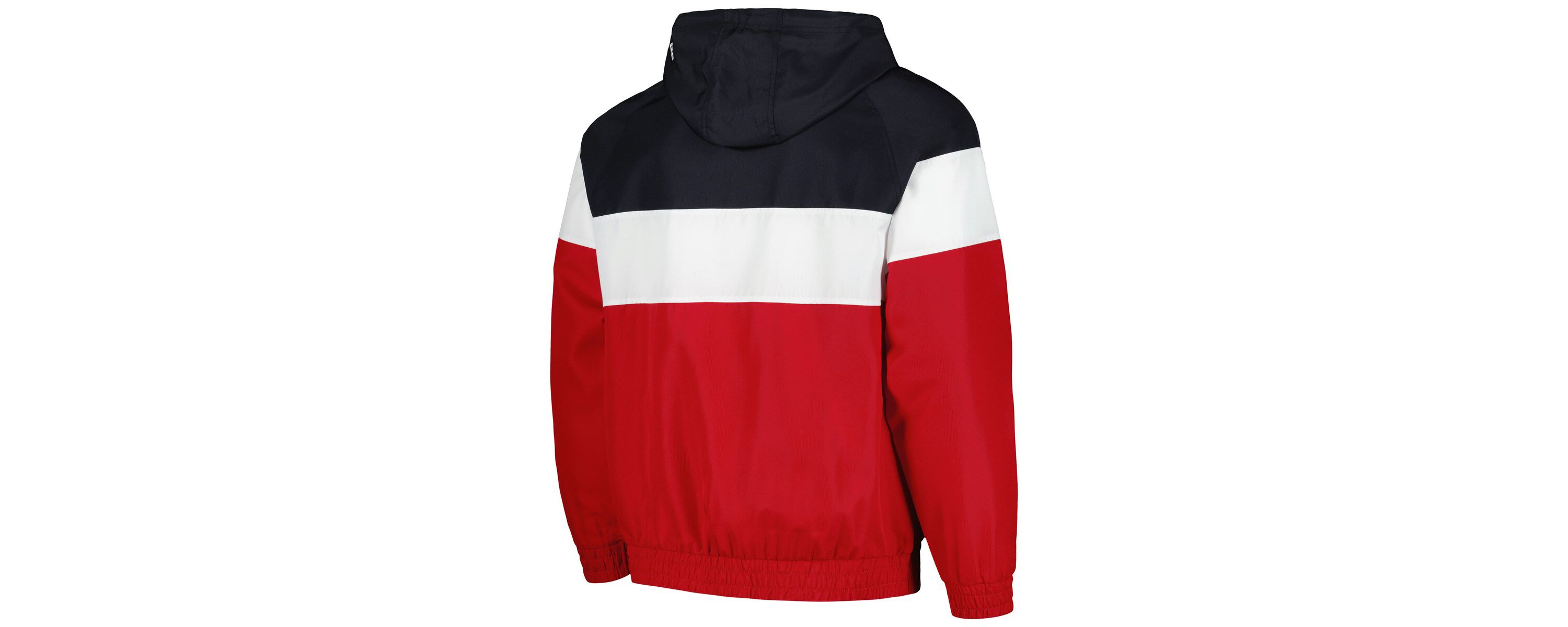MLB St. Louis Cardinals Ripstop Raglan Quarter-Zip Hoodie Windbreaker Jacket