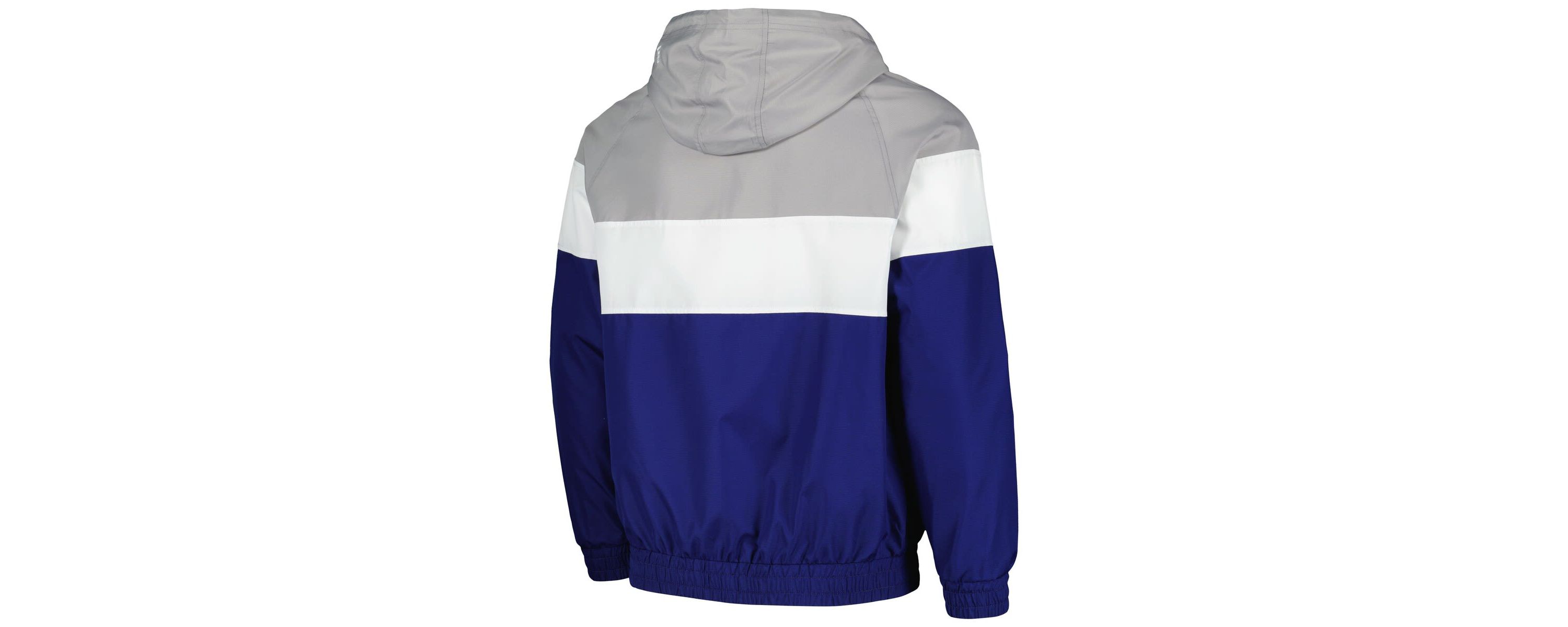 MLB Chicago Cubs Ripstop Raglan Quarter-Zip Hoodie Windbreaker Jacket