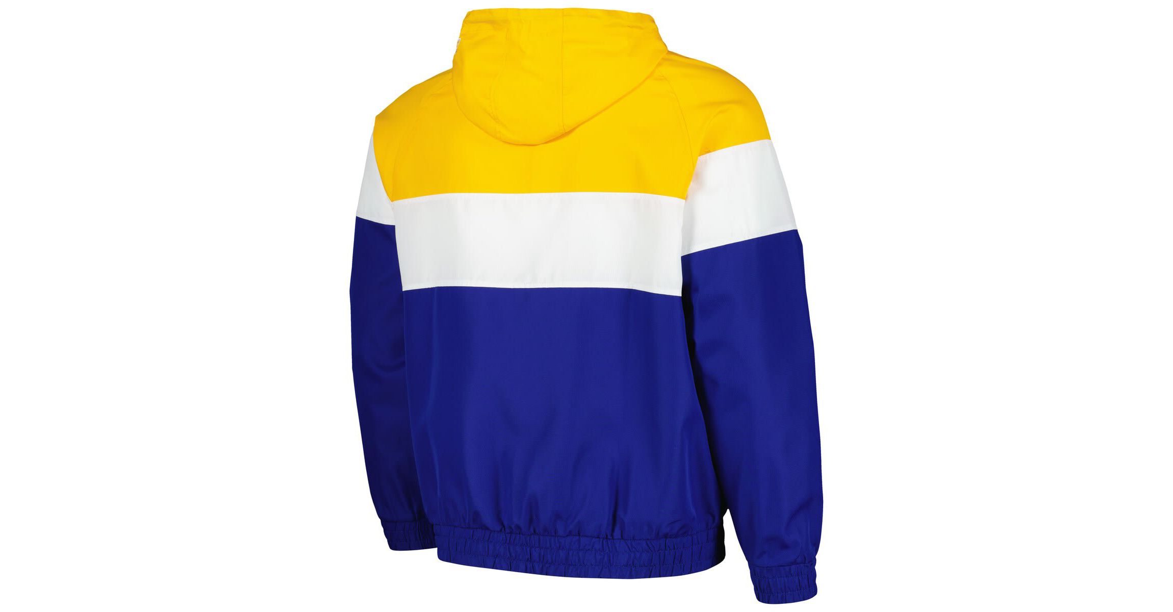 MLB Milwaukee Brewers Ripstop Raglan Quarter-Zip Hoodie Windbreaker Jacket