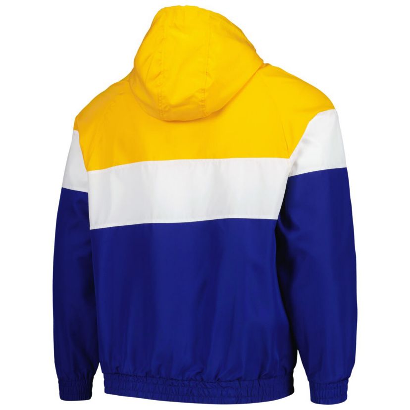 MLB Seattle Mariners Ripstop Raglan Quarter-Zip Hoodie Windbreaker Jacket