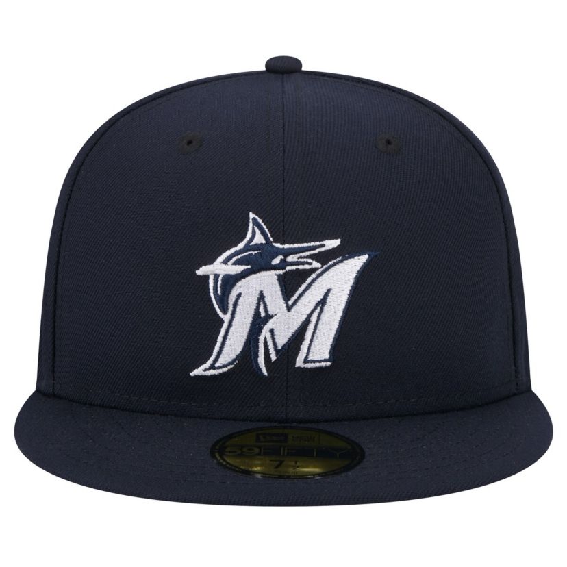 MLB Miami Marlins Logo 59FIFTY Fitted Hat