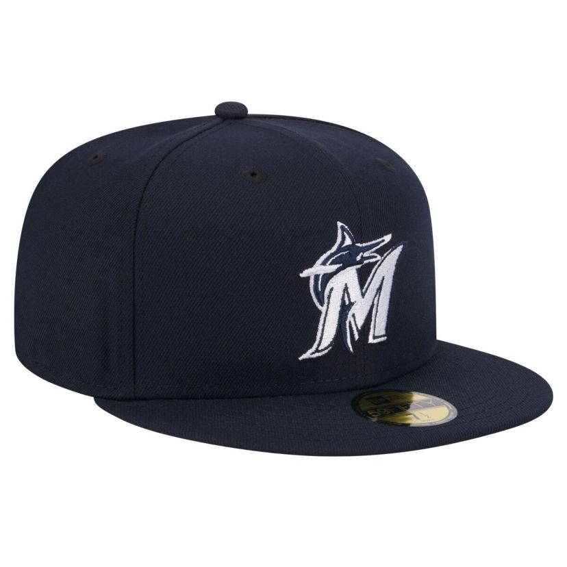 MLB Miami Marlins Logo 59FIFTY Fitted Hat