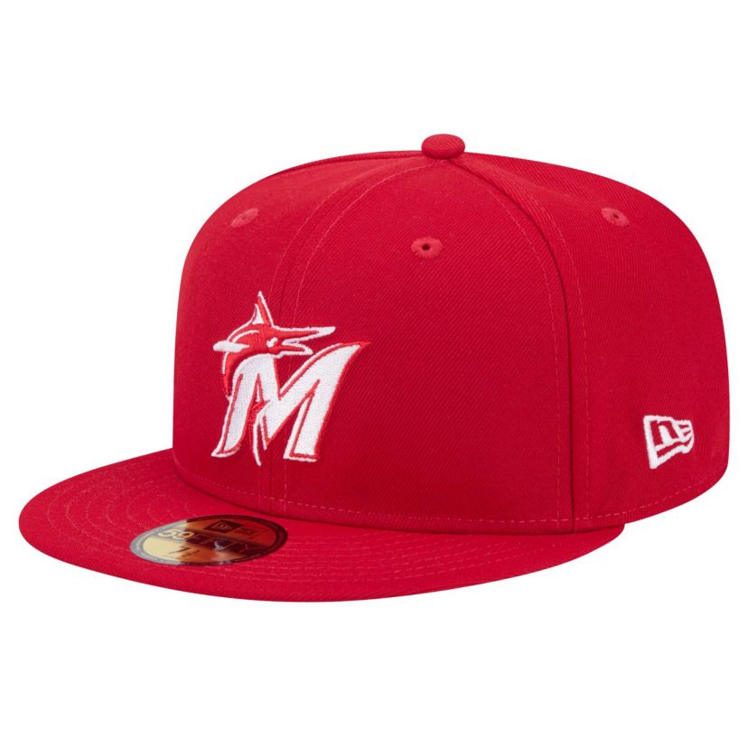 MLB Miami Marlins Logo 59FIFTY Fitted Hat