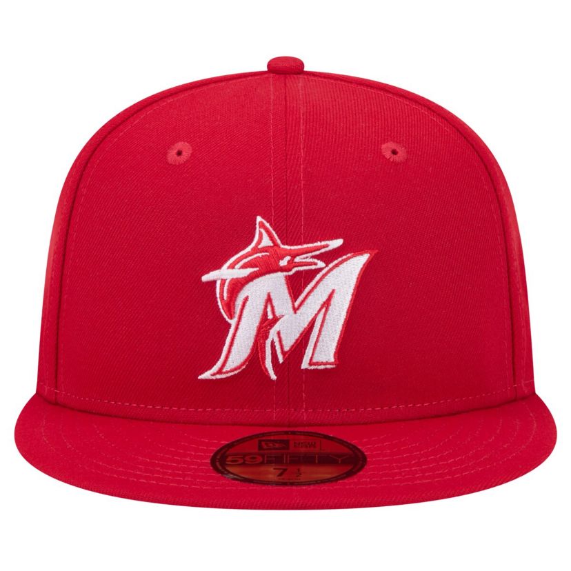 MLB Miami Marlins Logo 59FIFTY Fitted Hat