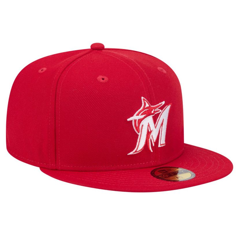 MLB Miami Marlins Logo 59FIFTY Fitted Hat