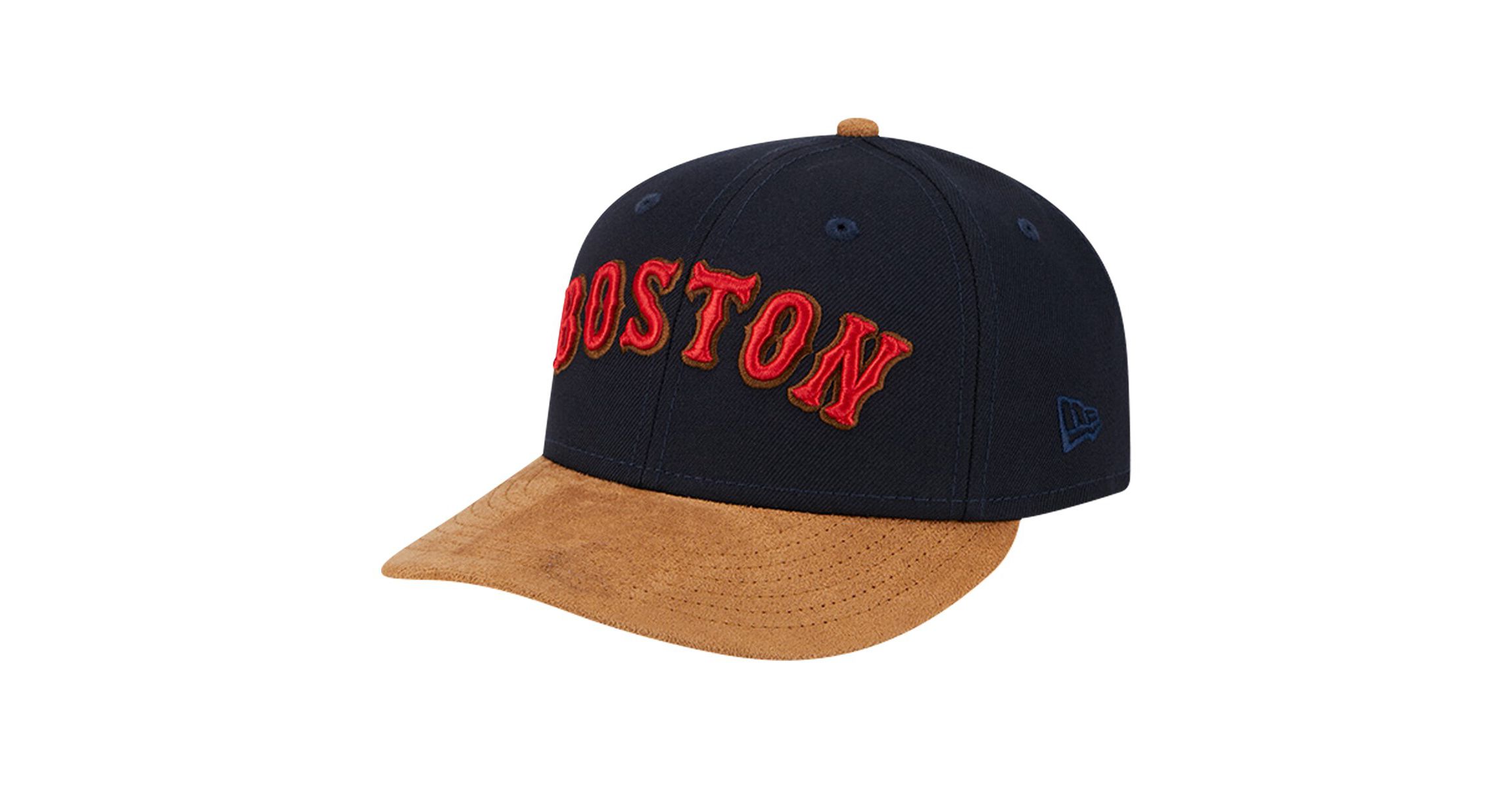 Boston Red Sox MLB Boston Sox Team Suede Visor Low 59FIFTY Fitted Hat