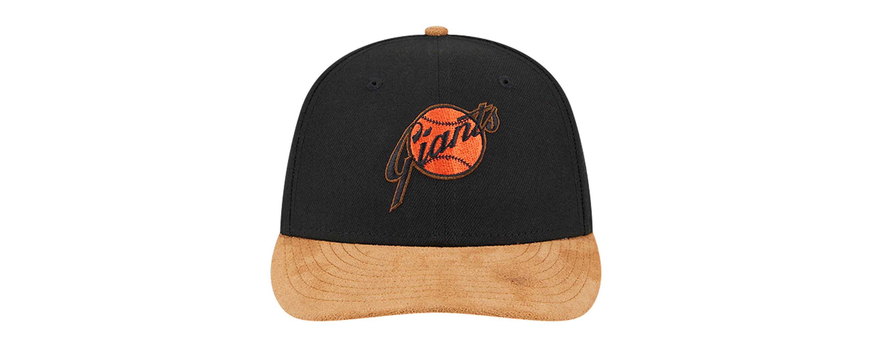 MLB San Francisco Giants Team Suede Visor Low 59FIFTY Fitted Hat